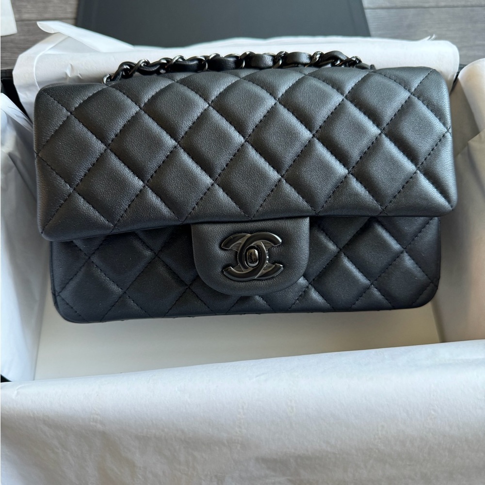 Chanel Classic Black Quilted Shoulder Bag